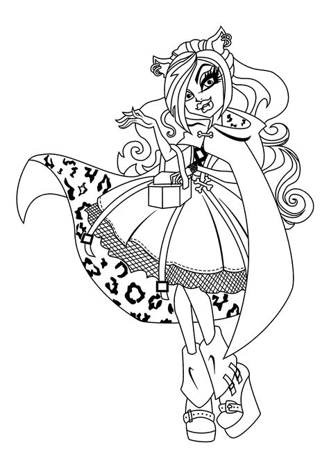 Justice league coloring pages on coloringbook.info. Monster High Anima Coloring Pages - Coloring Home