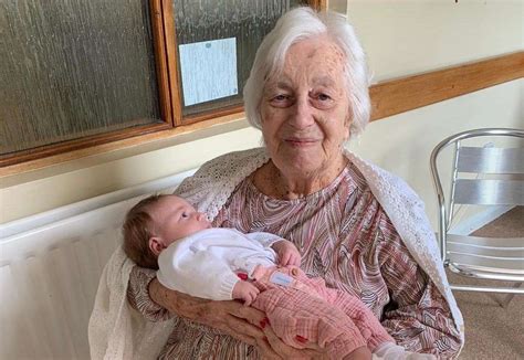 Magical Moment As Stowmarket Care Home Resident Meets Her Great