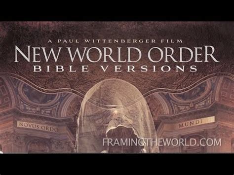 New world order essentially offers nothing 'new' on the topic, nor displays any concrete 'order' in structuring its haphazard collage of hit and run gotcha while i can't say i'm fully convinced the people profiled in new world order are onto anything resembling the truth, i will say again, there are. New World Order Bible Versions Full Movie - YouTube