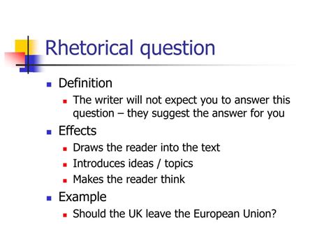 Rhetorical Question Definition Use And Examples Gambaran