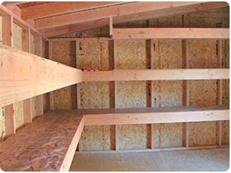 This builder made four shelves for around $70. diy overhead garage storage shelf plans : Garage Ideas ...