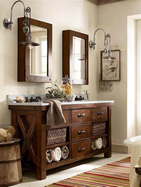 You have to worry about space, hygiene and placement in a way that suits your family's style but is also functional for everyday use. 35 Best Rustic Bathroom Vanity Ideas and Designs for 2020