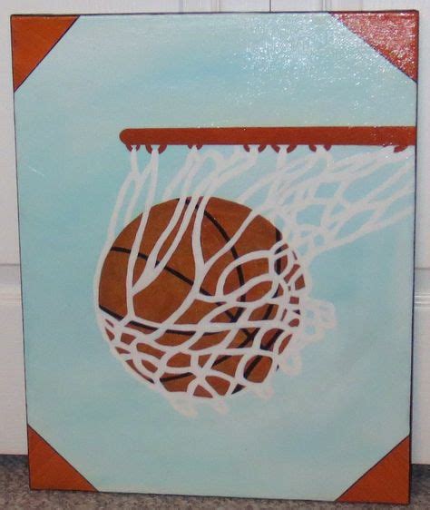 Basketball Painting Basketball Canvas Painting Basketball Painting