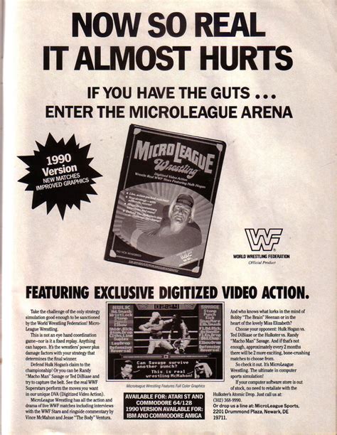 Videogame Ads From March 1990 Wrestlecrap