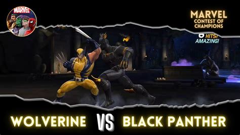 Marvel Contest Of Champions Gameplay Walkthrough Wolverine Vs Black Panther Balaz Youtube