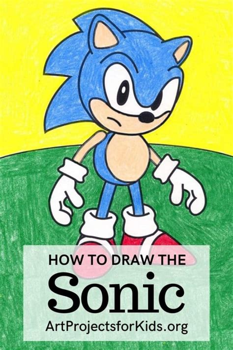 How To Draw Sonic · Art Projects For Kids