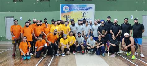 Pune 2nd Singh And Kaur Badminton League Tournament Held At Sanas Sports Complex Punekar News
