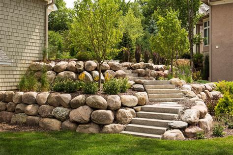 Boulder Wall Landscaping In Minneapolis Mn Southview Design