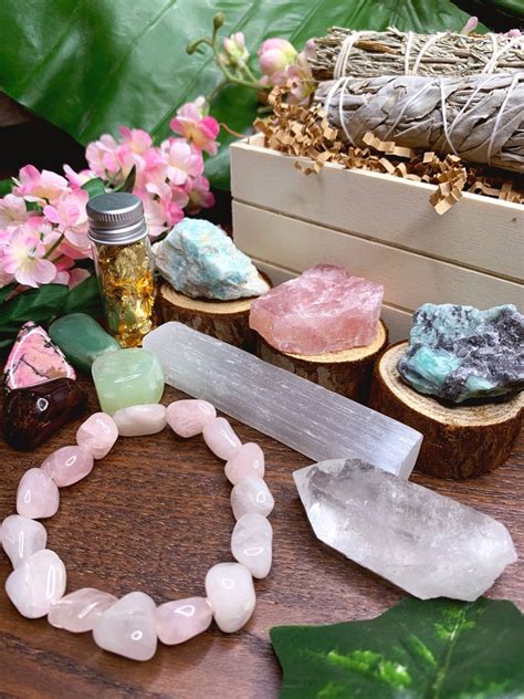 Self Love Crystal Kit Crystals For Love Heart Chakra Etsy