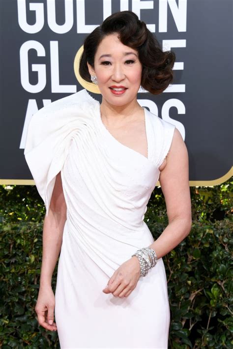 Sandra Oh 2019 Golden Globe Awards Red Carpet • Celebmafia