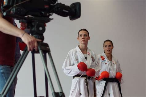 Olympic karate will feature two types of events: Bettina & Alisa zu Gast bei "Sport am Sonntag" - Karate ...