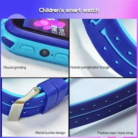 2pc Azul Smartwatch De Clocalizador Lbsllamada Sos Pcrian
