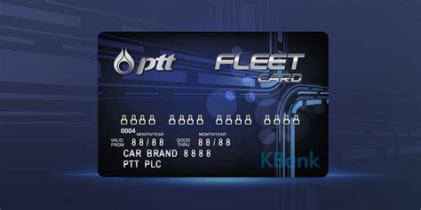 Apply for charge card or credit card, based on your business needs; KBank - PTT Fleet Card - KASIKORNBANK