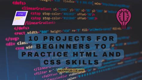 10 Projects For Beginners To Practice HTML And CSS Skills