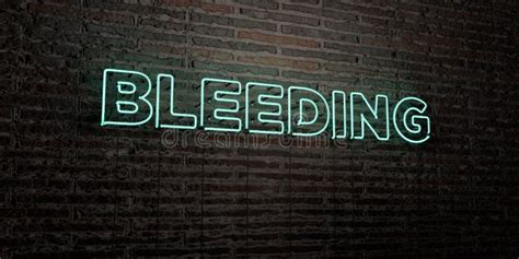 Banner Bleeding When Brushing Illustration Vector On Blue Background