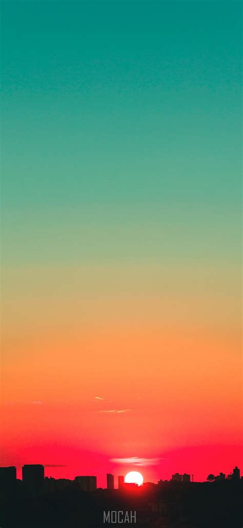 271879 Sunset Afterglow Horizon Sunrise Red Xiaomi Poco M2