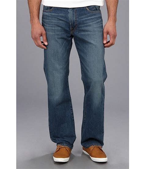 Lucky Brand 181 Relaxed Straight In Delwood R Mens Stretch Jeans