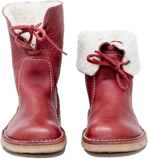 Sram0 Buno Vintage Buttery Soft Waterproof Wool Lining Boots For Women