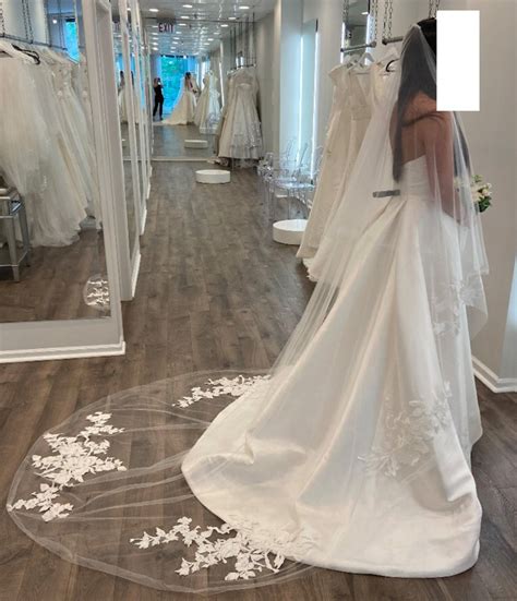 Monique Lhuillier Willow Veil New Wedding Dress Save 58 Stillwhite