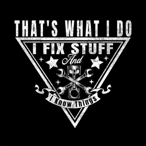 Thats What I Do I Fix Stuff And Know Things Svg Etsy New Zealand