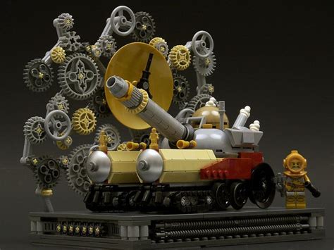 Golden Gear Steampunk Lego Lego Creations Lego Design
