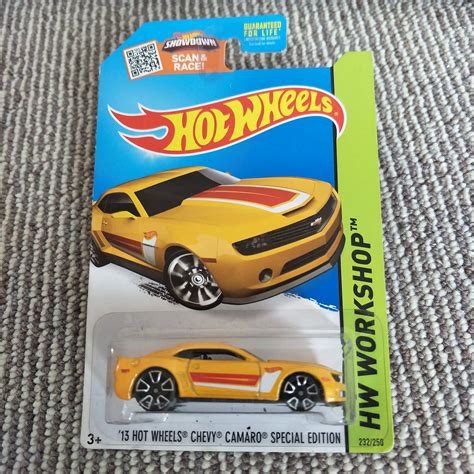 Hot Wheels Chevy Camaro Special Edition Yellow Series Hw Workshop My