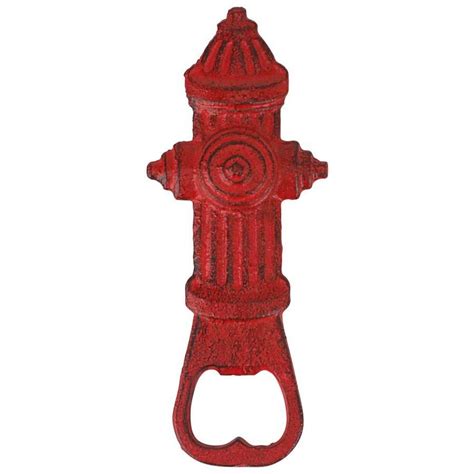 Design Toscano Fire Hydrant Iron Bottle Opener In Red Sp3210