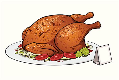 Roast Chicken Illustrations Royalty Free Vector Graphics And Clip Art