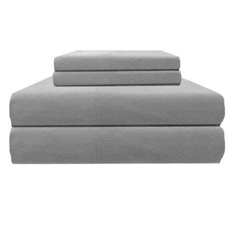 Micro Flannel® Solid Sheet sets// GreyStone (Twin) - Shavel Micro
