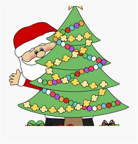 Secret Santa Christmas Tree Clip Art Library