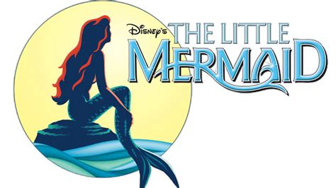 The Little Mermaid Ariel King Triton Logo The Walt Disney Company