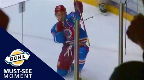 Must See Moment Brett Rylance Slips The Puck Through The Defenders