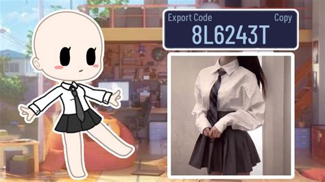 Gacha Club School Outfit In 2021 School Uniform Outfits Club Outfits