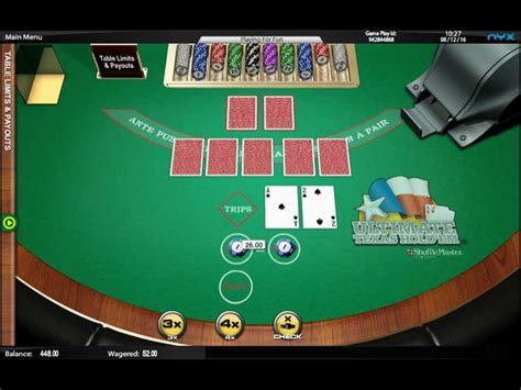 The player makes equal bets in the ante and blind circles. How To Play Ultimate Texas Hold'em Online: Basic Strategy ...