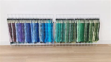 刺繍糸全500色の収納方法！クリップに挟んで吊るして すてっちらぼ