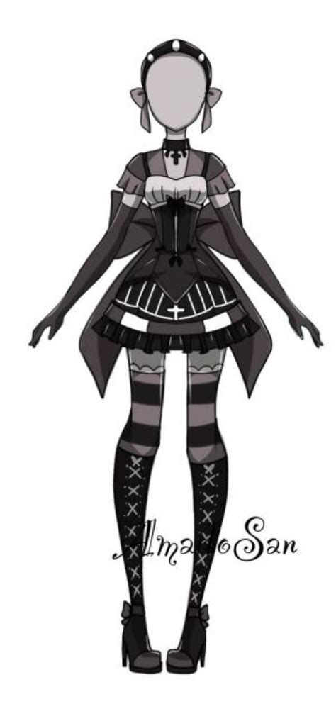 Gothic Loli Outfit Adoptable Closed By As Adoptables On Deviantart