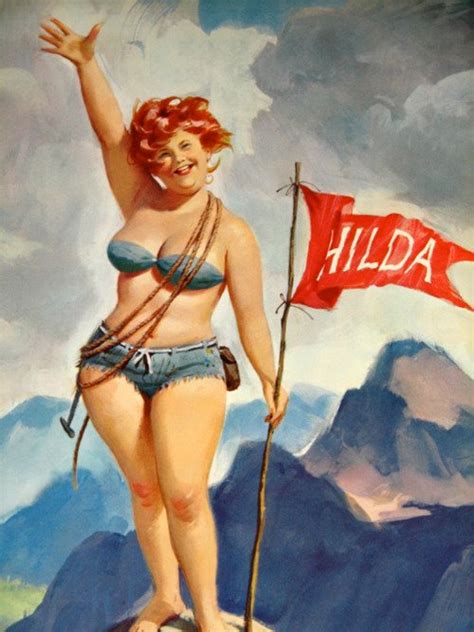 Meet Hilda The First Curvy Pin Up Girl Teyxo Style