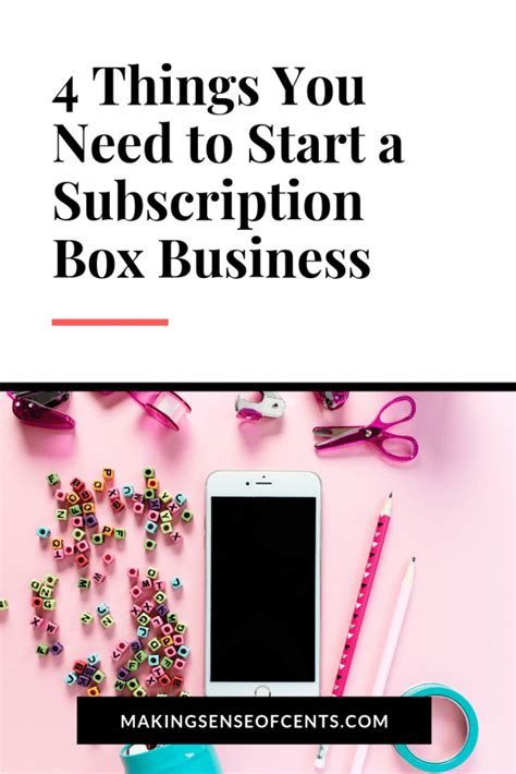 4 Things You Need To Start A Subscription Box Business Making Sense