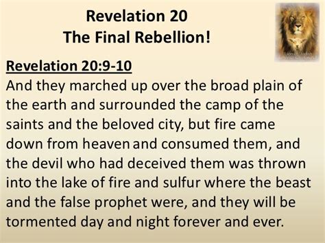 Revelation 20 Sept 9 2012 Sermon Slides 1