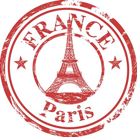 Paris Word With Eiffel Tower Illustrations Royalty Free Vector