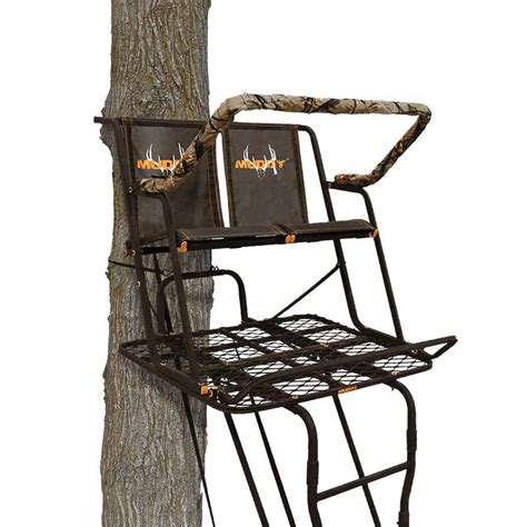 Muddy Partner 17 Foot Tall Adjustable 2 Person Hunting Deer Ladder Tree