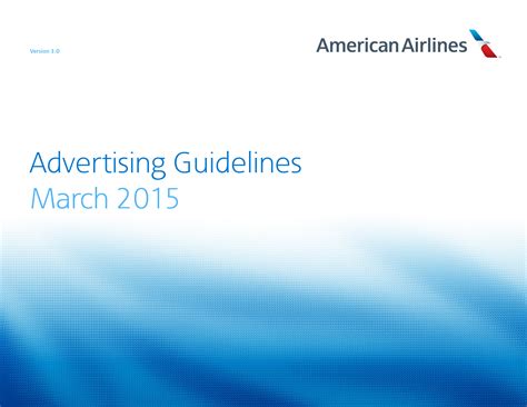American Airlines Pdf Document Branding Style Guides