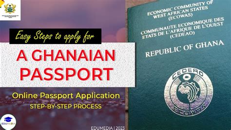 APPLY FOR A GHANAIAN PASSPORT EASILY 2023 DIY ONLINE APPLICATION