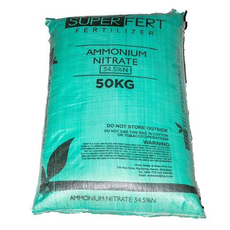 ammonium nitrate fertiliser 34 5 n 50kg zim megastore