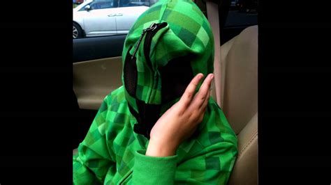 Me In My Creeper Hoodie With Mask Youtube