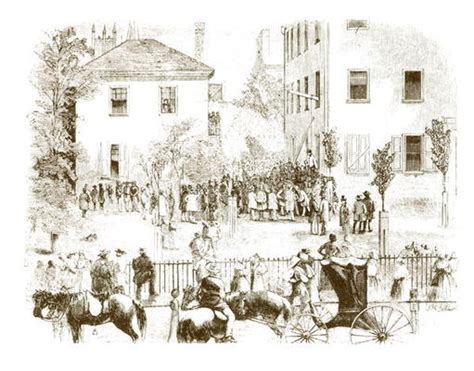 A Lynching In Kentucky 1850s Engraving American School 19th Century As Art Print Or Hand
