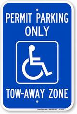 Ada Parking Signs Pictures