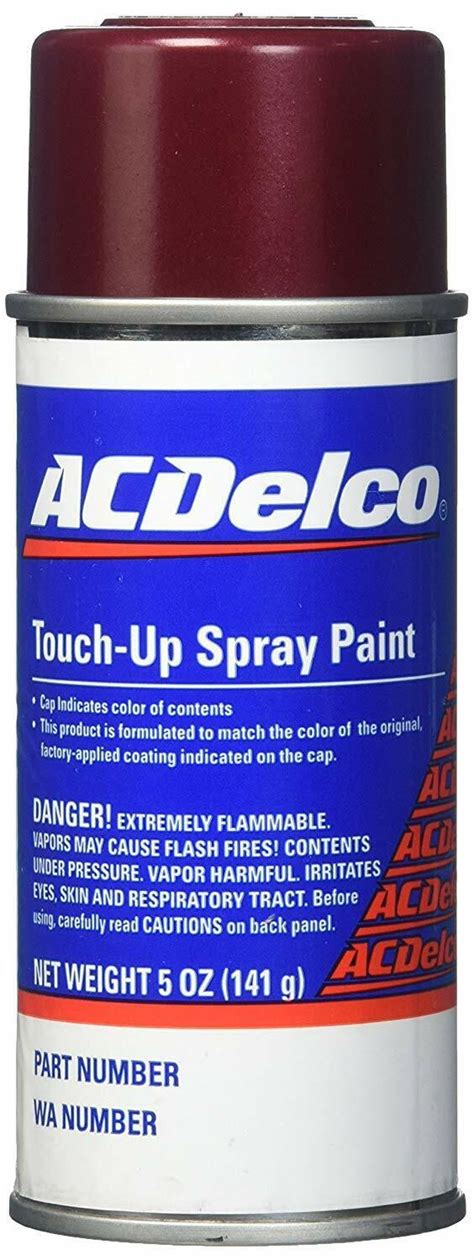 Genuine Gm Acdelco Sport Red Metallic Paint 5oz Spray Code 63u Wa817k