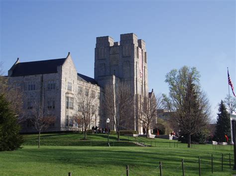 Blacksburg Va Burruss Hall Virginia Tech Photo Picture Image