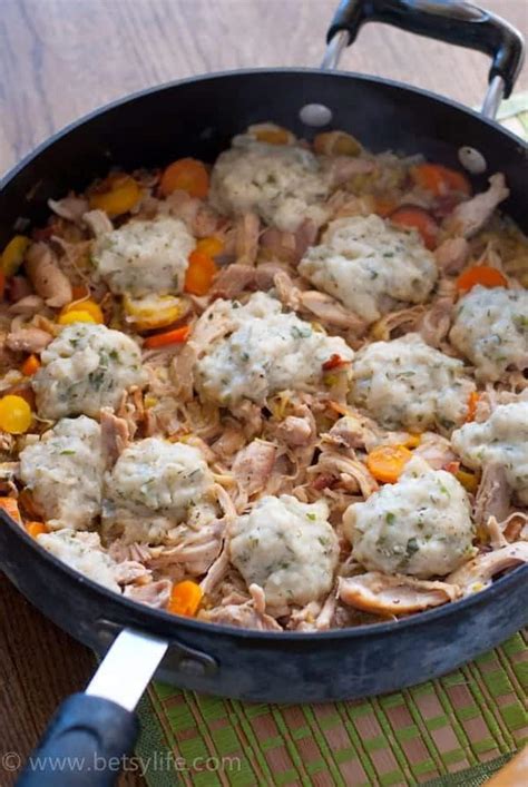 Chicken With Garlic And Herb Dumplings Betsylife